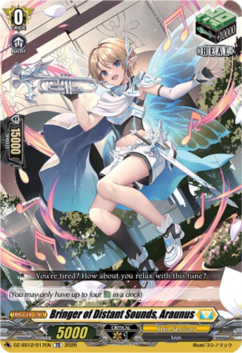 Bringer of Distant Sounds, Araunus (DZ-SS12/017EN) [Master Deckset -Erika Myojo-]