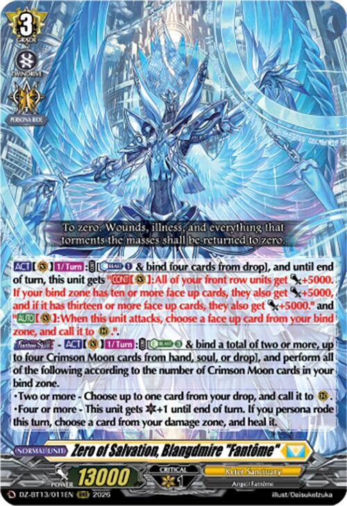 Zero of Salvation, Blangdmire "Fantome" (DZ-BT13/011EN) [Parallactic Clash]