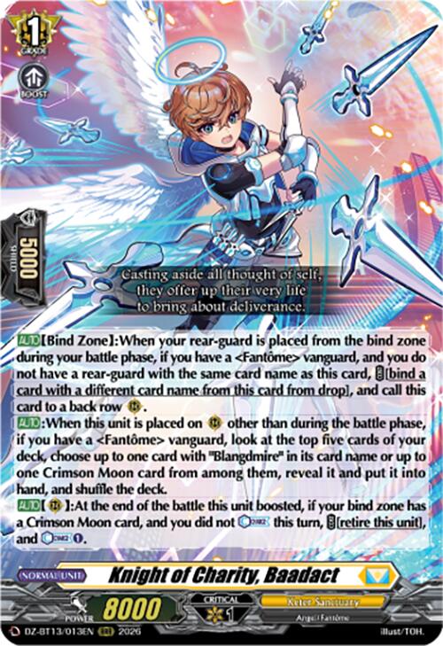 Knight of Charity, Baadact (DZ-BT13/013EN) [Parallactic Clash]