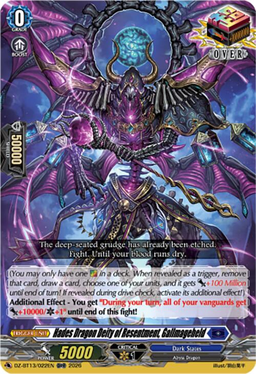 Hades Dragon Deity of Resentment, Gallmageheld (DZ-BT13/022EN) [Parallactic Clash]