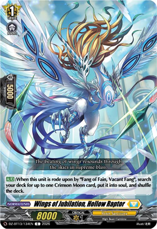 Wings of Jubilation, Hollow Raptor (DZ-BT13/134EN) [Parallactic Clash]