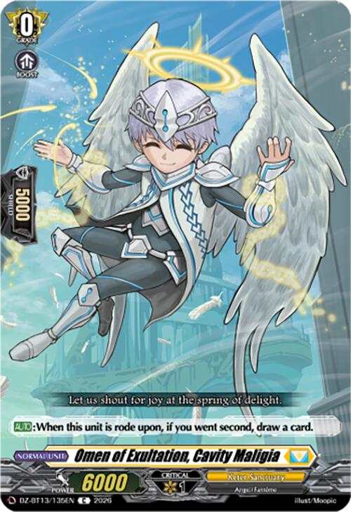 Omen of Exultation, Cavity Maligia (DZ-BT13/135EN) [Parallactic Clash]