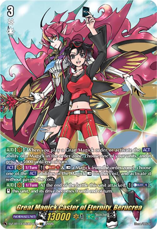 Great Magick Caster of Eternity, Berucrea (DZ-BT13/DSR01EN) [Parallactic Clash]