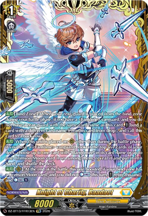 Knight of Charity, Baadact (DZ-BT13/FFR13EN) [Parallactic Clash]