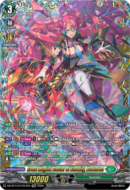 Great Magick Caster of Eternity, Berucrea (DZ-BT13/FFR14EN) [Parallactic Clash]