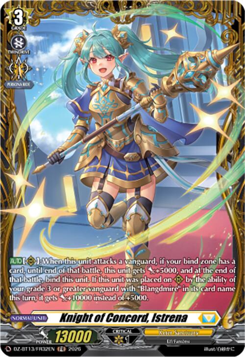 Knight of Concord, Istrena (DZ-BT13/FR32EN) [Parallactic Clash]
