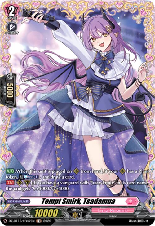 Tempt Smirk, Tsadamua (DZ-BT13/FR47EN) [Parallactic Clash]