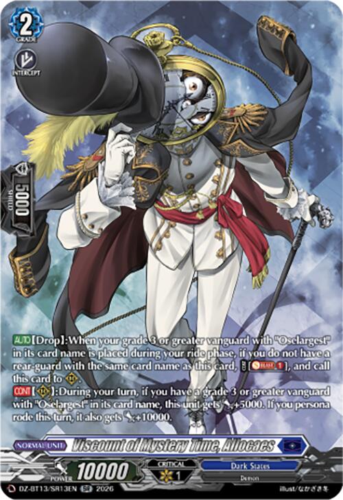 Viscount of Mystery Time, Allocaes (DZ-BT13/SR13EN) [Parallactic Clash]