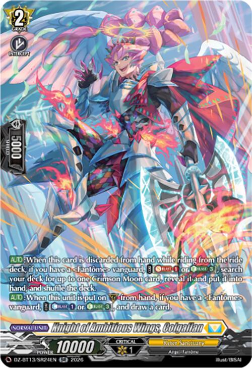 Knight of Ambitious Wings, Colgaflan (DZ-BT13/SR24EN) [Parallactic Clash]