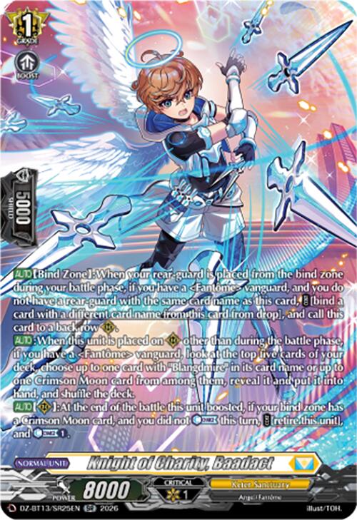 Knight of Charity, Baadact (DZ-BT13/SR25EN) [Parallactic Clash]