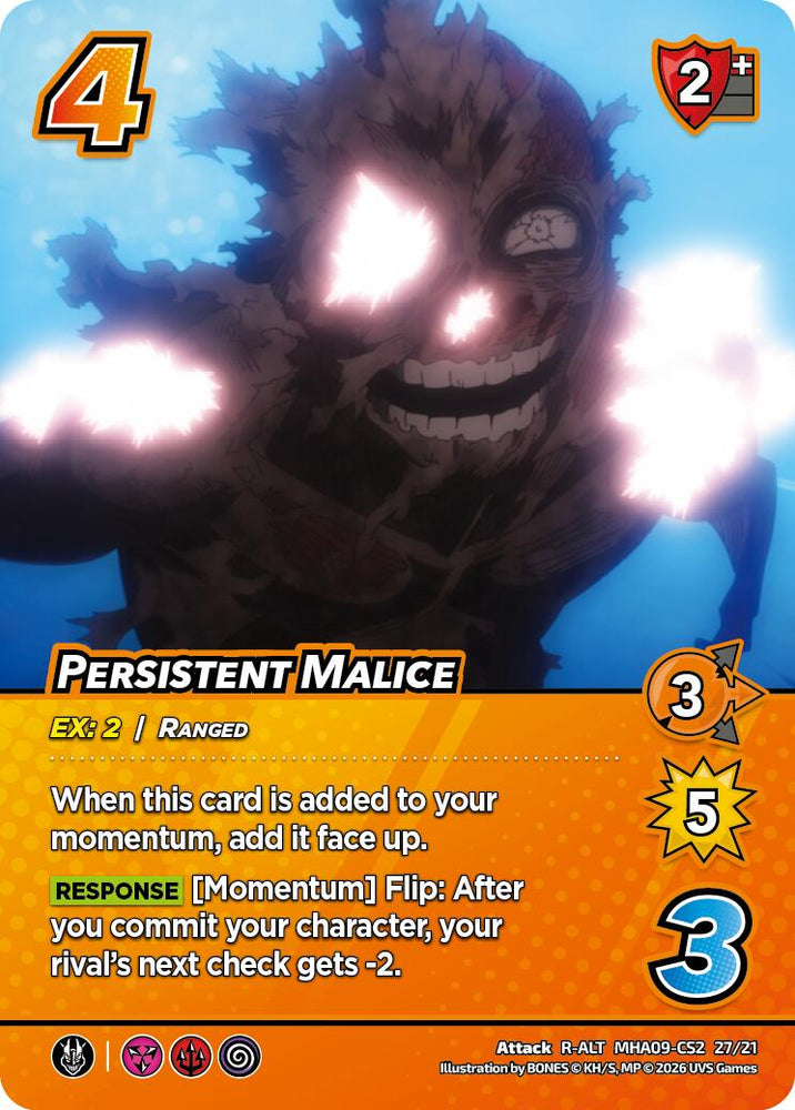Persistent Malice (Alternative Art) [Challenger Series: My Hero Academia - Final Battle]
