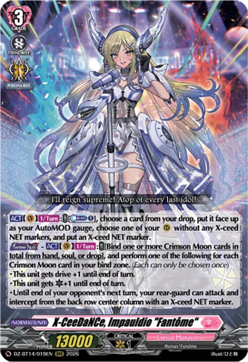 X-CeeDaNCe, Impauldio "Fantome" (DZ-BT14/019EN) [Envoys of the Crimson Moon]