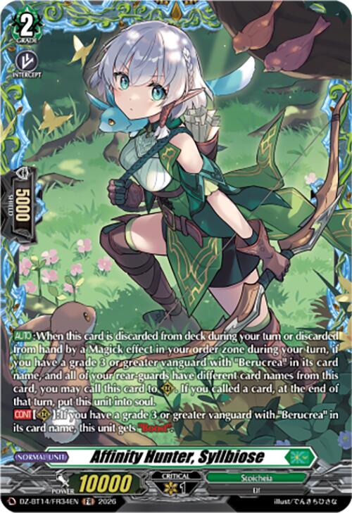 Affinity Hunter, Syllbiose (DZ-BT14/FR34EN) [Envoys of the Crimson Moon]