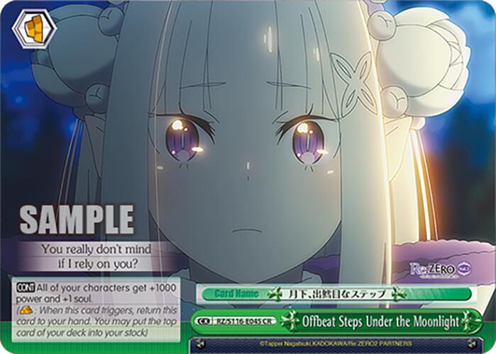 Offbeat Steps Under the Moonlight (RZ/S116-E045) [Re:ZERO -Starting Life in Another World- Vol.3]