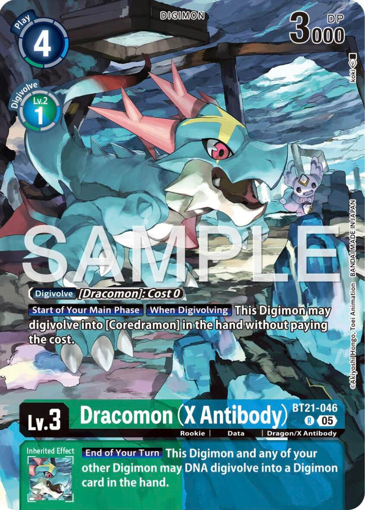 Dracomon [BT21-046] (X Antibody) (Tamer's Selection Box Ver. X Antibody) [Promotional Cards]