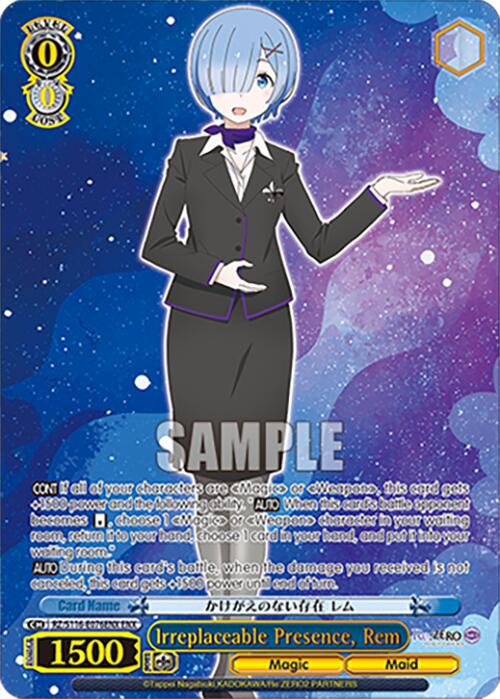 Irreplaceable Presence, Rem (RZ/S116-E076ENX) [Re:ZERO -Starting Life in Another World- Vol.3]