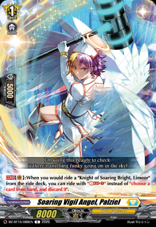 Soaring Vigil Angel, Palziel (DZ-BT15/088EN) [Strike of Illusionary Shadows]