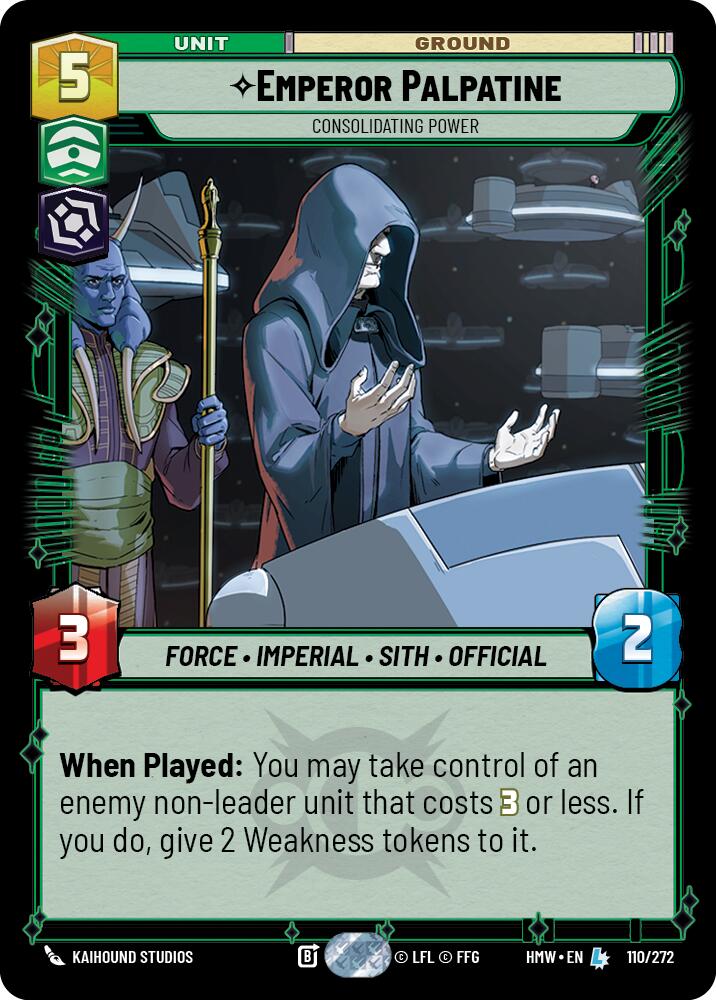 Emperor Palpatine - Consolidating Power (110/272) (110/272) [Homeworlds]
