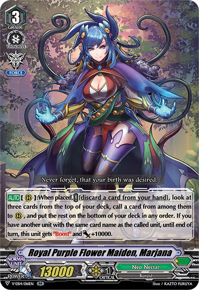 Royal Purple Flower Maiden, Marjana (V-EB14/016EN) [The Next Stage]