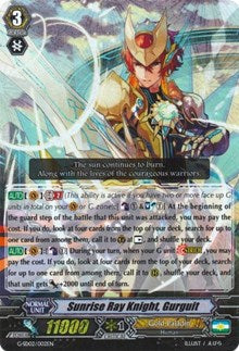 Sunrise Ray Knight, Gurguit (RRR) (G-SD02/002EN) [G-Start Deck 2: Knight of the Sun]