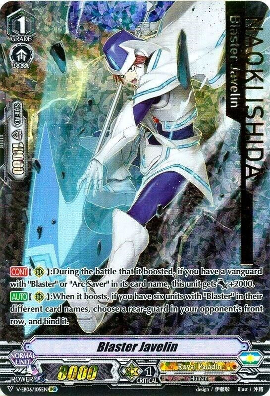 Blaster Javelin (V-EB06/I05EN) [Light of Salvation, Logic of Destruction]