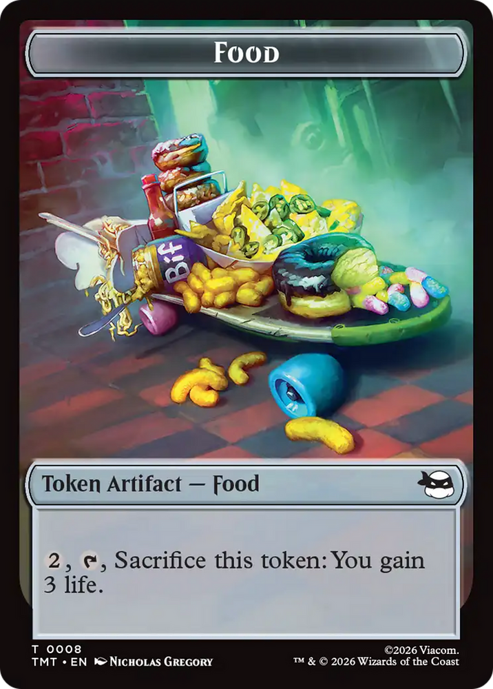 Mutagen // Food Double-Sided Token [Teenage Mutant Ninja Turtles Tokens]