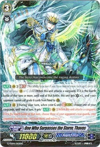One Who Surpasses the Storm, Thavas (RRR) (G-TD04/002EN) [Blue Cavalry of the Divine Marine Spirits]