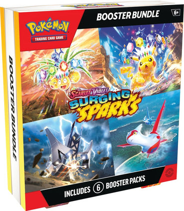 Pokemon Scarlet and Violet 8 (SV08) Surging Sparks Booster Bundle