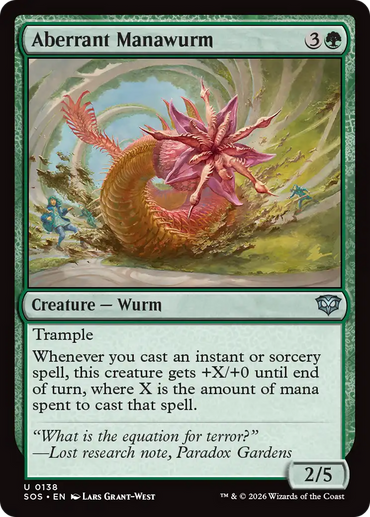 Aberrant Manawurm [Secrets of Strixhaven]
