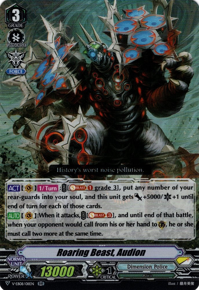 Roaring Beast, Audion (V-EB08/011EN) [My Glorious Justice]