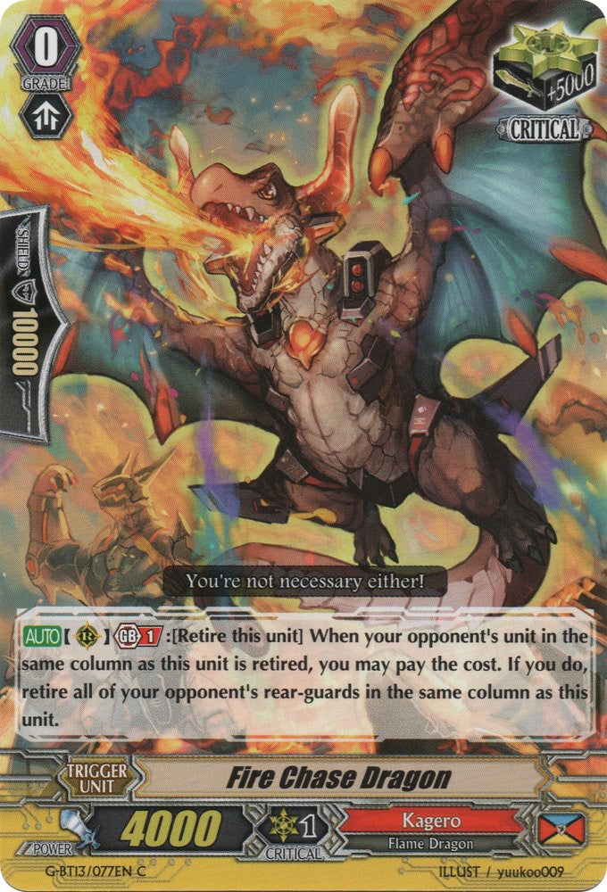 Fire Chase Dragon (G-BT13/077EN) [Ultimate Stride]