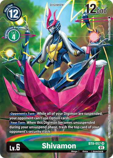 Shivamon [BT8-057] (Alternate Art) [New Awakening]